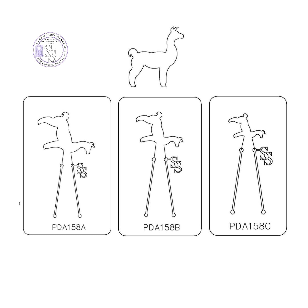 PANCAKE DIE PDA158 ALPACA STANDING